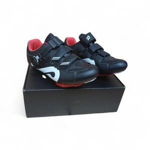 Peloton Black Cycling Shoes With Box And Accessories Size 46 (Mens Size 12)